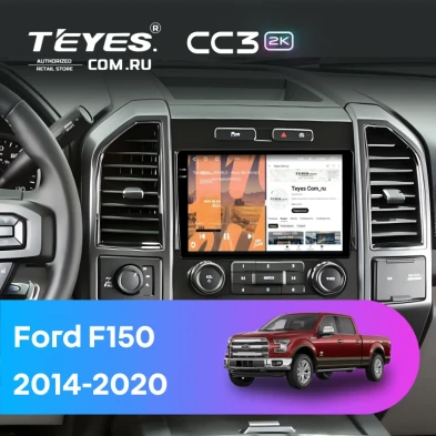 Штатная магнитола Teyes CC3 2K 4/64 Ford F150 (2014-2020) Тип-A