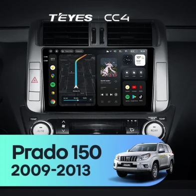 Штатная магнитола Teyes CC4 6/64 Toyota Land Cruiser Prado 150 (2009-2013) F2 Тип-B
