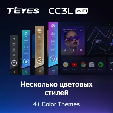 Штатная магнитола Teyes CC3L WiFi 2/32 Toyota C-HR 1 (2016-2023) F2