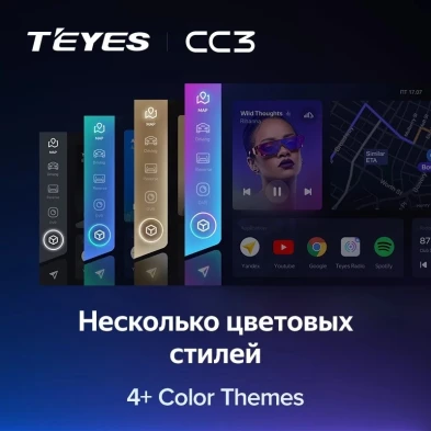 Штатная магнитола Teyes CC3 4/32 Haval F7 F7X (2019-2022)