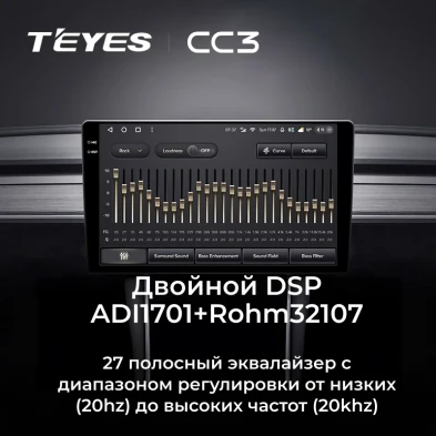 Штатная магнитола Teyes CC3 4/32 Honda Airwave GJ (2005-2010) Правый руль
