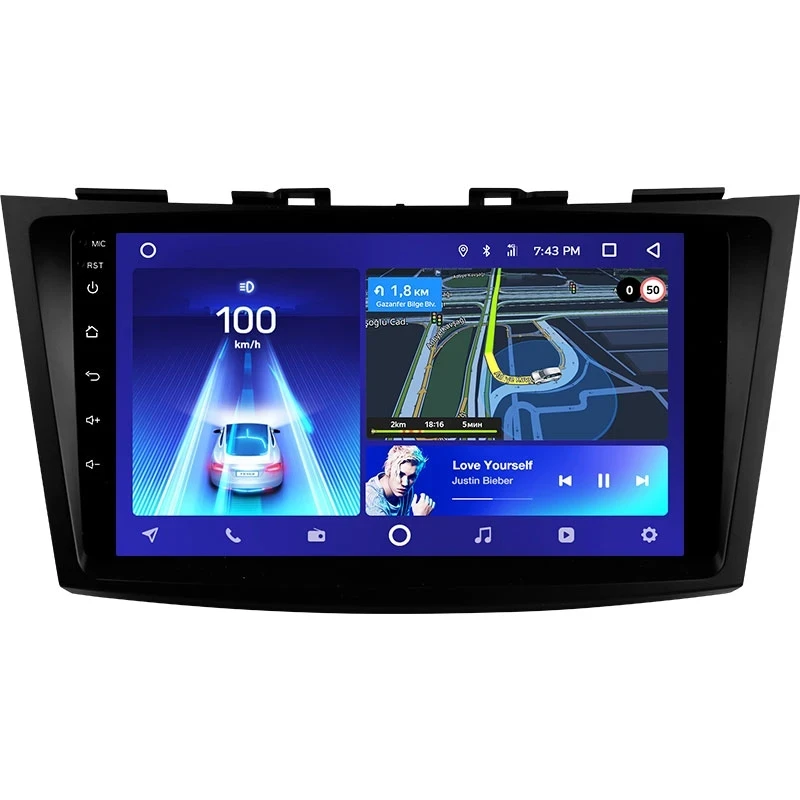 Переходная рамка Suzuki Swift 4 (2011-2017) (9")