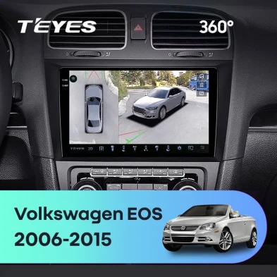 Штатная магнитола Teyes CC4 Pro 360 12/256 Volkswagen EOS (2006-2015)