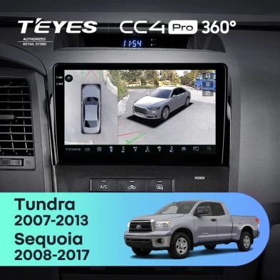 Штатная магнитола Teyes CC4 Pro 360 12/256 Toyota Sequoia XK60 (2008-2017)
