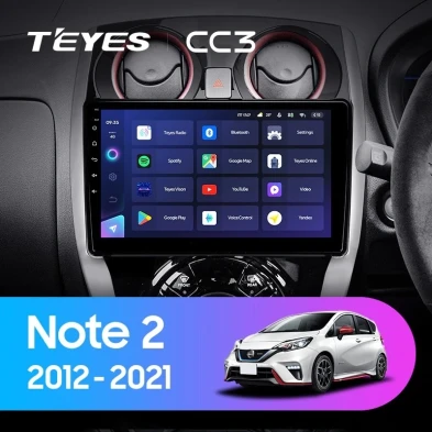 Штатная магнитола Teyes CC3 4/32 Nissan Note 2 E12 (2012-2021)