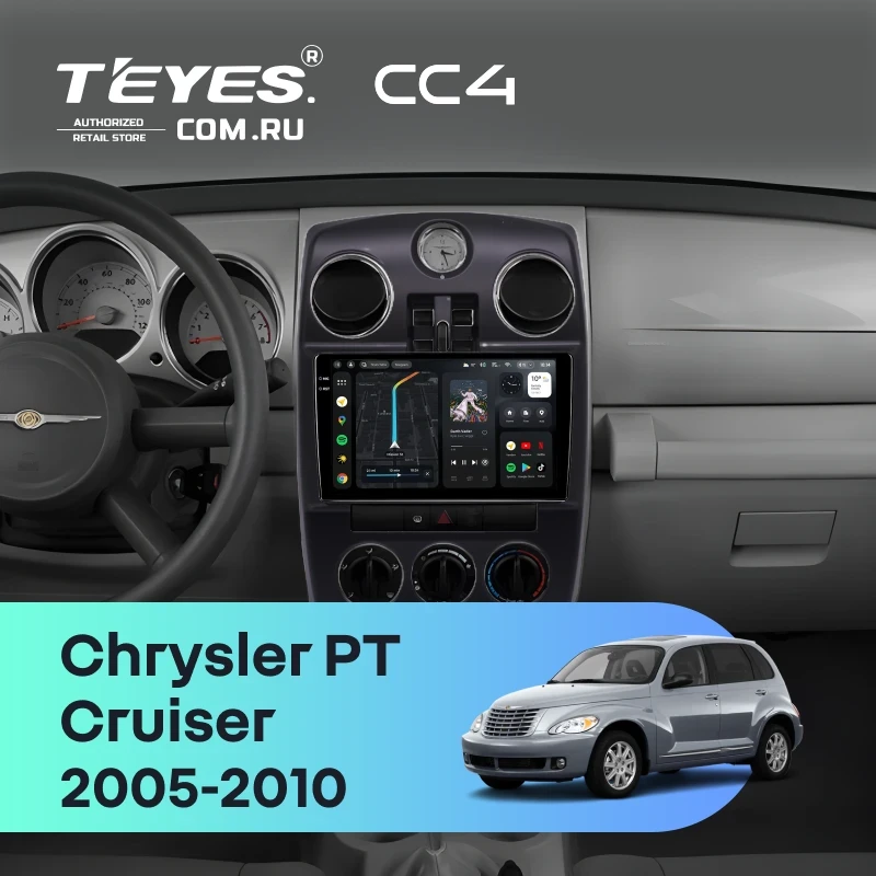 Штатная магнитола Teyes CC4 6/64 Chrysler PT Cruiser (2005-2010)