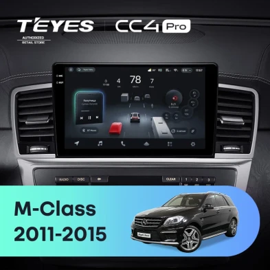 Штатная магнитола Teyes CC4 Pro 12/256 Mercedes-Benz M-Class W166 ML (NTG 4.5) (2011-2015)