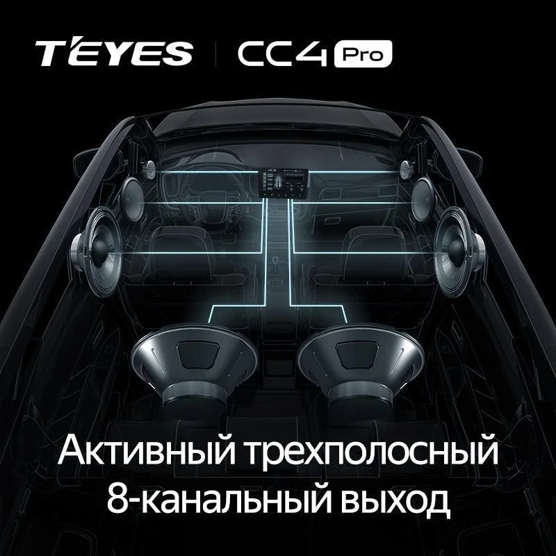 Штатная магнитола Teyes CC4 Pro 12/256 Great Wall Hover H5 (2010-2017) (13")
