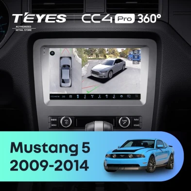 Штатная магнитола Teyes CC4 Pro 360 12/256 Ford Mustang 5 S-197 (2009-2014) F2