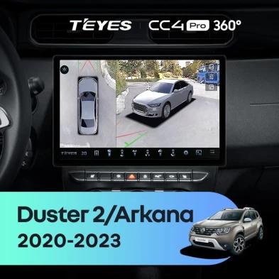 Штатная магнитола Teyes CC4 Pro 360 12/256 Renault Arkana (2020-2023) F1 (11")